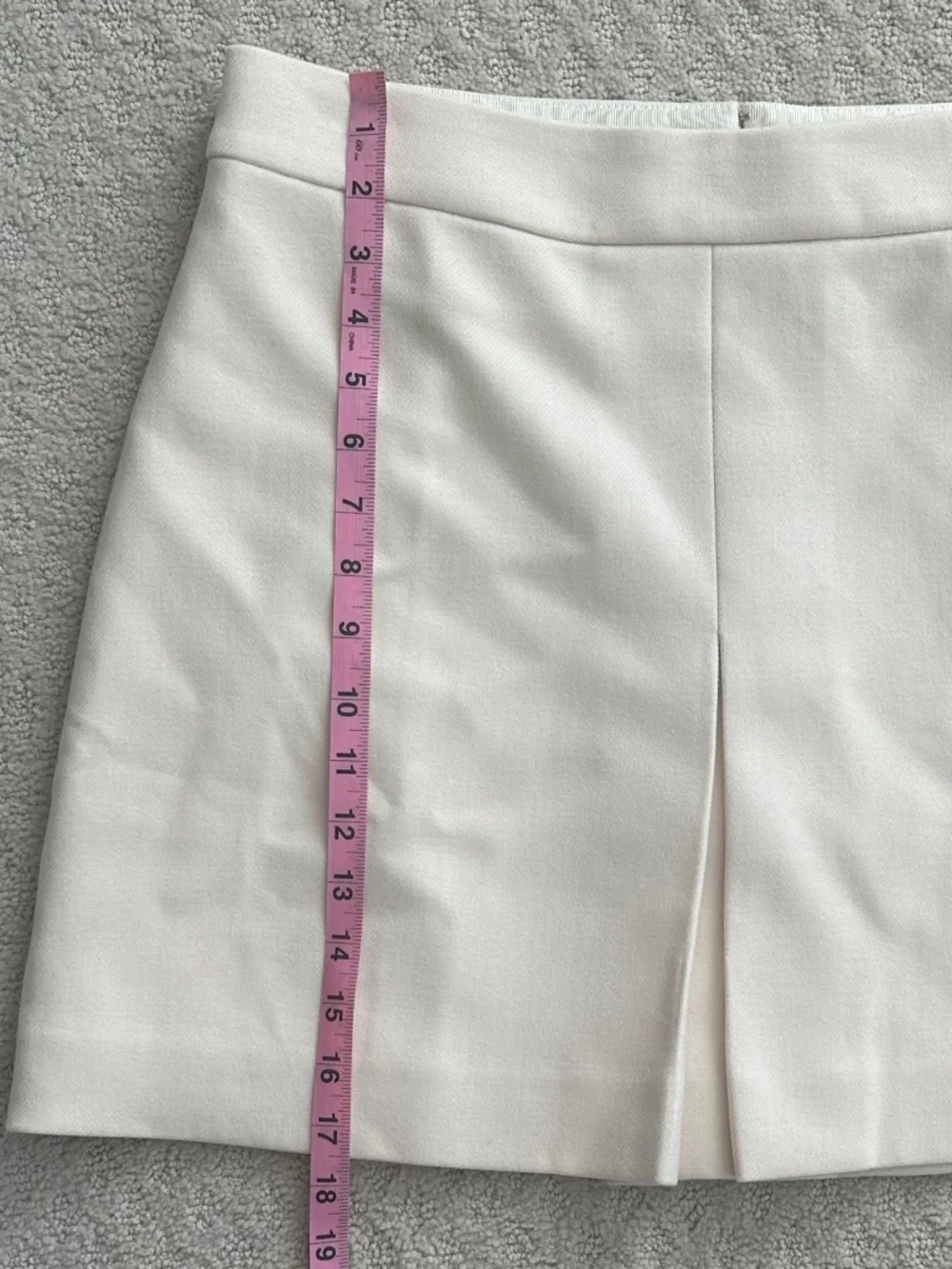 J. Crew 100% Wool Pleated Mini Skirt Ivory 12 Academia Preppy Classic Office NWT